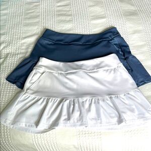 2 Pack Women’s M Adidas Ultimate 365 Frill Golf Skorts